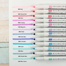 Zebra Mildliner Double-Sided Highlighter Pen Choose from 35 colors Highlighter Pen price