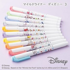 Disney Zebra Mildliner Highlighter Pens Princess Mickey Pooh New Limited Edition Highlighter Pen price