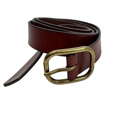 Gap Brown-Red Leather Belt Women's L Women's Belt price