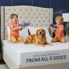 Utopia Bedding Waterproof 5-Sided Mattress Protector Queen Size, Premium... Mattress Protector price