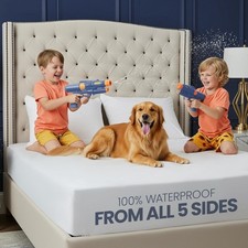Utopia Bedding Waterproof 5-Sided Mattress Protector King Size, Premium... Mattress Protector price