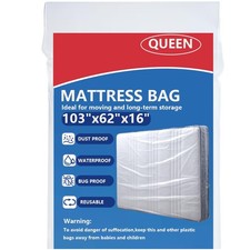 Plastic Mattress Bag for Moving Storage, Mattress Protector Cover (Queen) Mattress Protector price