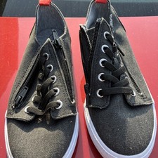 Cat &Jack unisex   Double Zipper Sneakers Shoes grey Sz 5 excellent unworn Unisex Children's Casual Shoes price