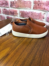Carter's Ricky Slip-On Casual Shoes Faux Leather Brown Unisex Kids US 10 Unisex Children's Casual Shoes price