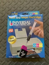 Universal Inkjet Refill Kit - Cyan Magenta Yellow with Print Head Cleaner Cartridge Refill Products price