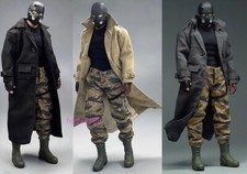 1/12 Scale Wired Trench Long Coat Overcoat Windbreaker For 6" Male Acton Figure Long Coat price