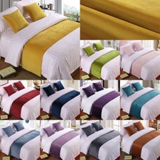 Luxury Velvet Bed Runner Soft Solid Color Bed Scarf Protector Hotel Home Decor Bedspread price