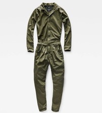 G-Star RAW Bronson Army Boyfriend Jumpsuit NZD Army Green Size Large slim $260 Women's Jumpsuit and Dungarees price