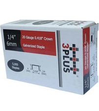 20 Gauge 3/8Inch Crown 1/4Inch Leg Length Galvanized Fine Wire Staples Staple Wire price