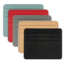 Slim Leather ID, Card, Monney Holder Front Pocket Wallet Unisex, Men, Women Unisex Card Holder price