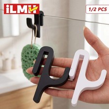 3D Shower Door Towel Hook Glass Door Hanger Bathroom Robe Holder 8MM Bathrobe Hanger price