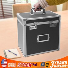 Fireproof Document File Organizer Box Storage Filing Cabinet Safe Portable Box Filing Cabinet price