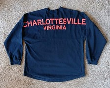 Spirit Jersey Sweatshirt Medium Graphic  Print Blue Long Sleeve T-Shirt & Sweatshirt (Outdoor) price