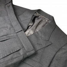 Ermenegildo Zegna Men's Bespoke Double Breasted Suit Gray Plaid • 42S | 38x30 Men's Suit price