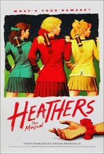 Heathers Poster Print 12x18 16x24 Broadway Show Theatre Play Wall Art Theatre - Play price