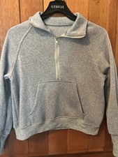 Girls Gray Half Zip Up Pullover Sweatshirt  Size 10 Girls' Sweatshirt price