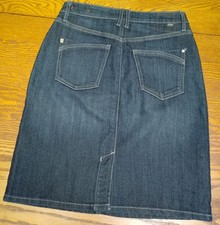 Jag Jeans Jean Skirt Womens Sz 2 Denim A Line Dark Wash Jeans / Denim Skirt price