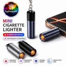 Type-C Mini Windproof Cigarette Lighter USB-C Outdoor Portable Ignition Tool. Lighter price