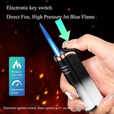 Cigar Torch Jet Lighter Refillable Butane Windproof Flame Cigarette Gas Lighters Lighter price