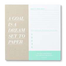 Desk Pad - A Goal Is A Dream Set To Paper Desk Pad Set price