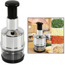 Manual Hand Press Garlic Onion Chopper Vegetable Food Chopper Processor Dicer US Choppers / Food Processors price