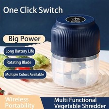 Mini Electric Garlic Chopper Wireless Vegetable Cutter Food Processor Portable M Choppers / Food Processors price