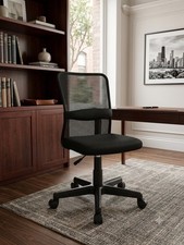 Small Ergonomic Office Chair, Ergonomic Low-Back Mesh Gaming Chair, Armless Mesh Office Work Chair price