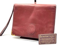 Cartier Clutch Bag Must Line Leather Authentic Clutch Bag price