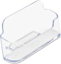 Deflecto 70101Single Compartment Business Card Holder Business Card Holder price