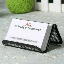 Durable Metal Desktop Business Card Holder Stand Display Dispenser Office Supply Business Card Holder price