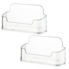 2Pack Acrylic Business Card Holder for Desk,Business Cards Display Holders Stand Business Card Holder price