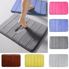 Soft Rug Absorbent Memory Foam Bath Mat Non-slip Bathroom Floor Shower Carpet Bathroom Rug price