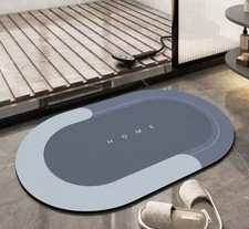 Gray "Home" Bath Mat, Quick-Drying Bathroom Mats, Super Absorbent Living Room Bathroom Rug price