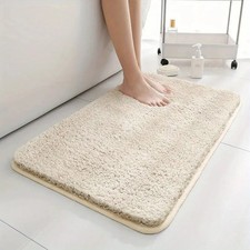 Bathroom Mat Absorbent Anti Slip Thick Long Hair Carpet Machine Washable Rug Bathroom Rug price