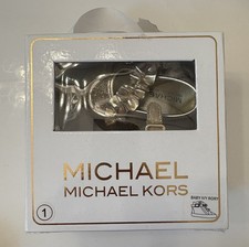 Michael Kors Baby Shoes Two (2) Pair Gold Size 1 Ivy Rory And Kellie Ballet Baby Shoes price