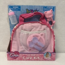 Kidoozie Cozy Cutie Lil’ Doll Care Kit Baby Doll Accessories W/ Changing Pad Bag Baby Care Bag price