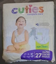 Cuties Complete Care Baby Diaper Size 5, 27 Diapers Per Bag Baby Care Bag price