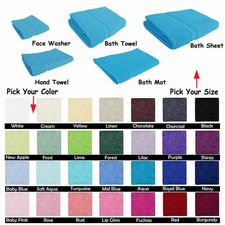 100% Cotton Towel Pieces – Bath Sheet Bath Towel Hand Towel Face Washer Bath Mat Bath Towel price