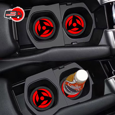 Naruto 2PCS Car Anti Slip Cup Holder Coaster 7CM Silicone Interior Accessory Coaster price