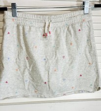 Oshkosh Girls Skirt Sz 14 Heart Valentine Skirt Fleece Pull On EUC Girls' Skirt price