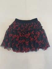 Original Marines Girls Skirt – Black Layered Tulle w/ Red Bows – Size 5/6 Girls' Skirt price
