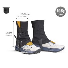 Adjustable Ankle Gaiters Windproof Double Layer Material for Outdoor Trails Gaiters (Outdoor) price