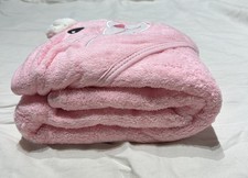 Adorable Pink Bunny Hooded Baby Towel-Soft Microfiber-New & Soft-3ftx3ft Baby Towel price