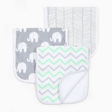3-Pack Burp Cloths – Cotton, Soft, Large & Absorbent 3-Layer Towels for Newborn Baby Towel price