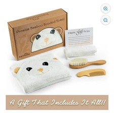 Kermode | Baby Hooded Towel Set | 100% Organic Bamboo Cotton Baby Shower Gift Baby Towel price