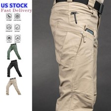Tactical Mens Pants Work Cargo Combat Hiking Outdoor Waterproof Trousers Pants Pants (Outdoor) price