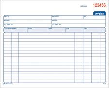 Carbonless Invoice Book 2 Part 50 Sets Pre-printed Forms & Notebooks price