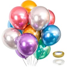 50pcs Rainbow Balloons 12" Latex Colorful Balloons for Birthday Wedding Party Birthday & Party price