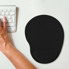 PC Mouse pad Ergonomic Comfortable Mat With Wrist Rest Support Black Non Slip Mouse Pad price