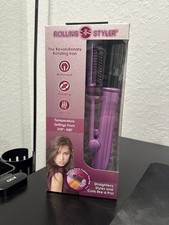 Rotating Hair Straightener & Curler – 3-in-1 Rolling Styler, Adjustable Heat 430 Hair Stylers price